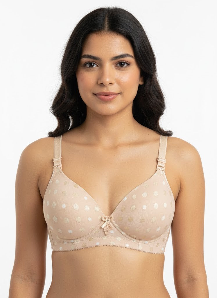 Pack of 3 Light Foam BRA for Girls,Lightweight,Soft,Comfortable with Adjustable Straps and 4 Adjustable Back Steps for Perfect Fit